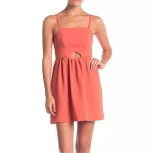 BCBG orange dress size 2